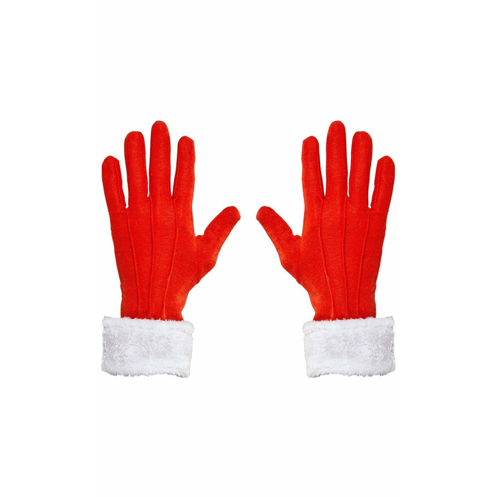 Guantes Papá Noel Peluche | Don Disfraz