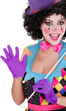 Guantes Cortos Violetas