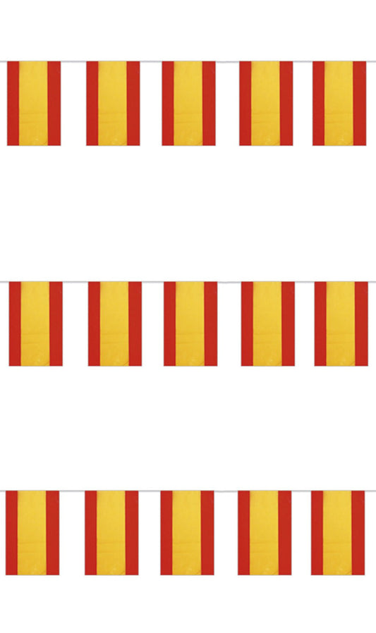 Guirnalda de Banderines de España Plástico