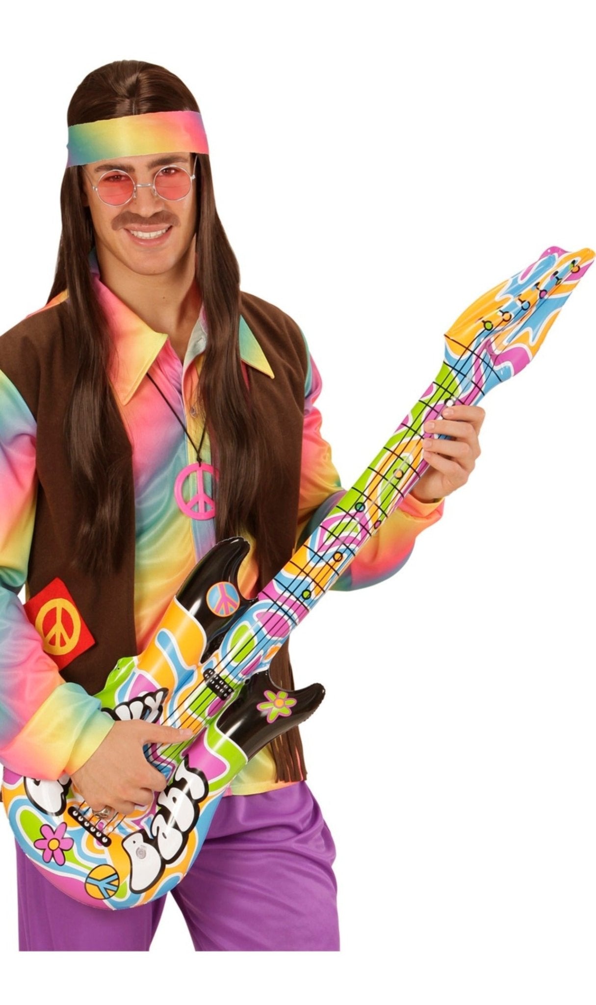 Guitarra Hippie Colores Hinchable