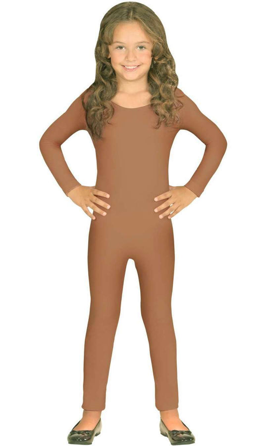 Malla de Cuerpo Entero Marrón infantil I Don Disfraz