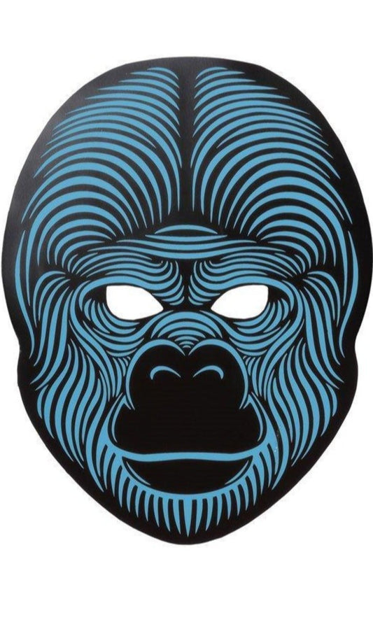 Máscara de Gorila Led Interactiva
