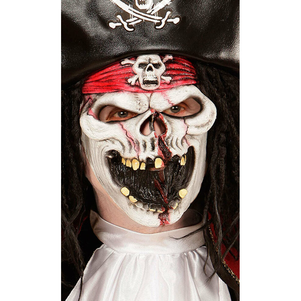 Máscara de látex Pirata Fantasma infantil | Don Disfraz