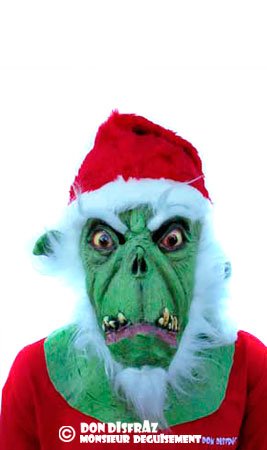 Máscara de látex Green Santa