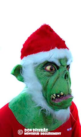 Máscara de látex Green Santa