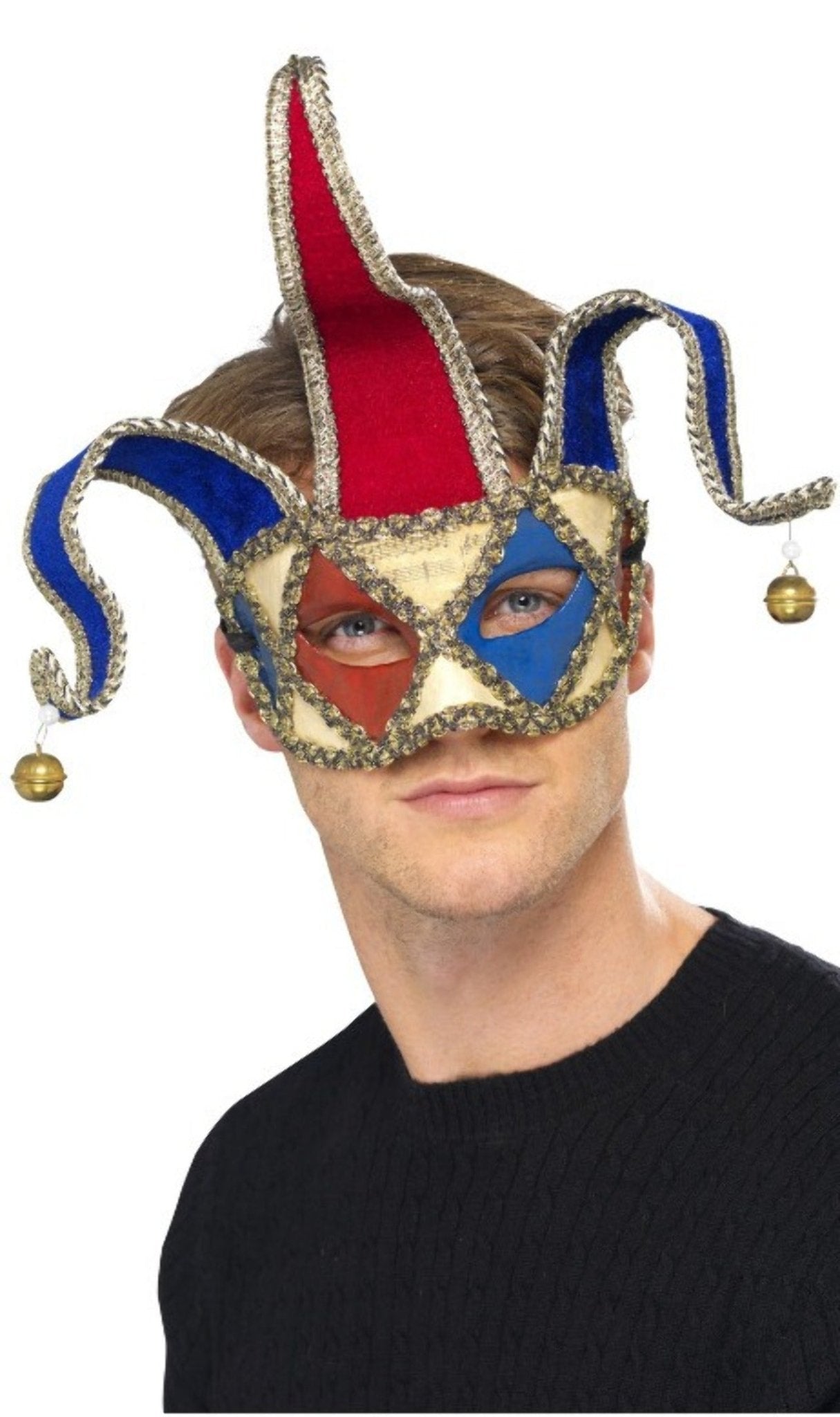 Máscara Veneciana Bufón Colores