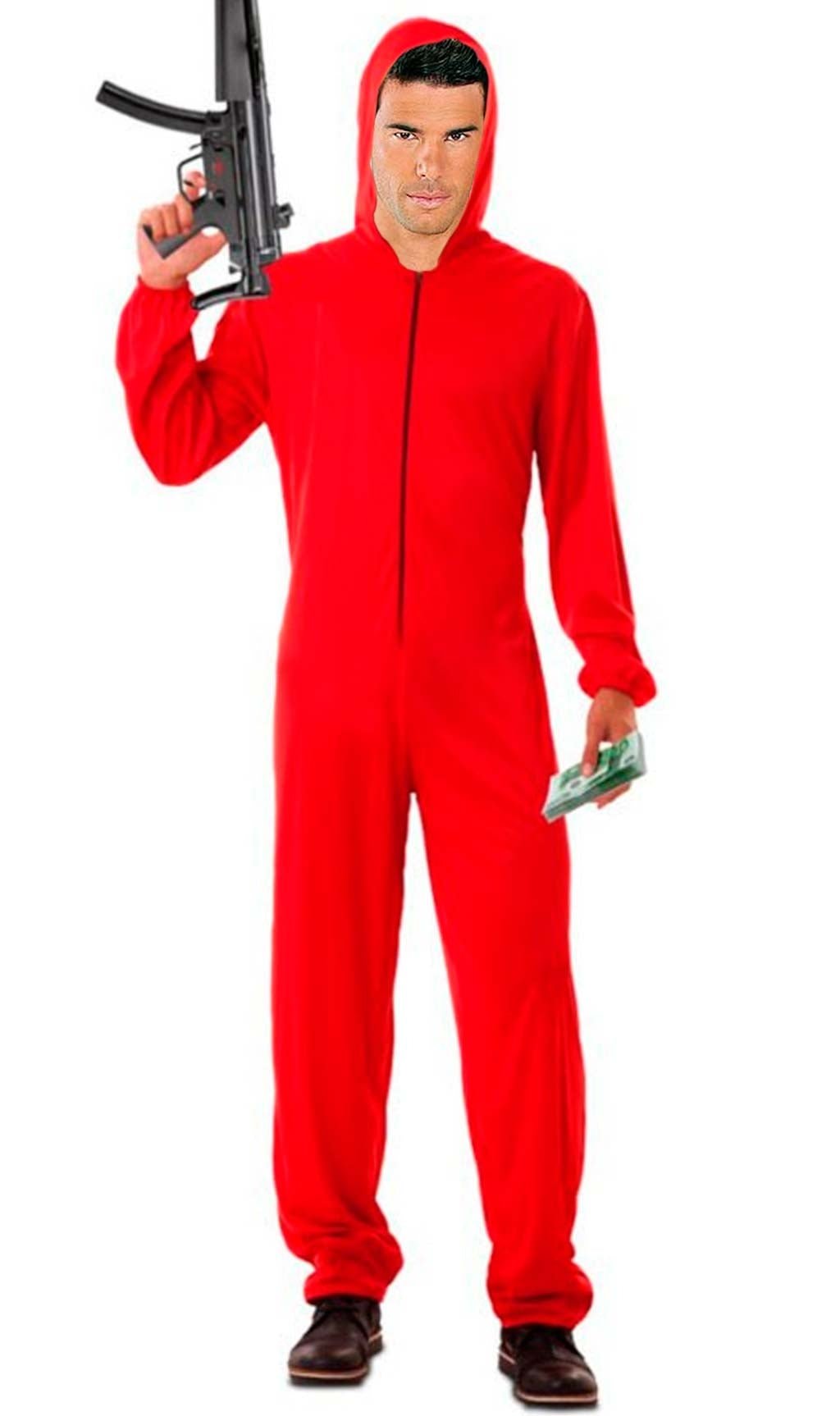 Disfraz de Mono Rojo para adulto