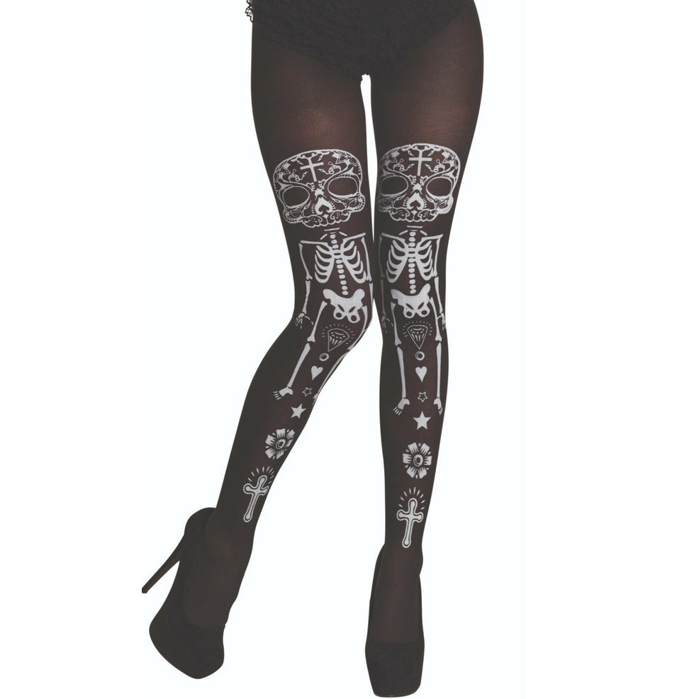 Panty de Esqueleto Catrina | Don Disfraz