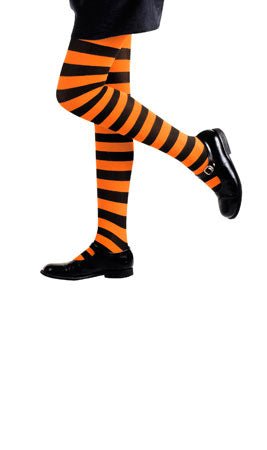 Panty Rayas Negras Violetas infantil I Don Disfraz