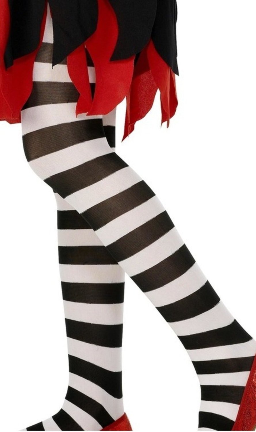 Panty Rayas Negras y Blancas Deluxe infantil