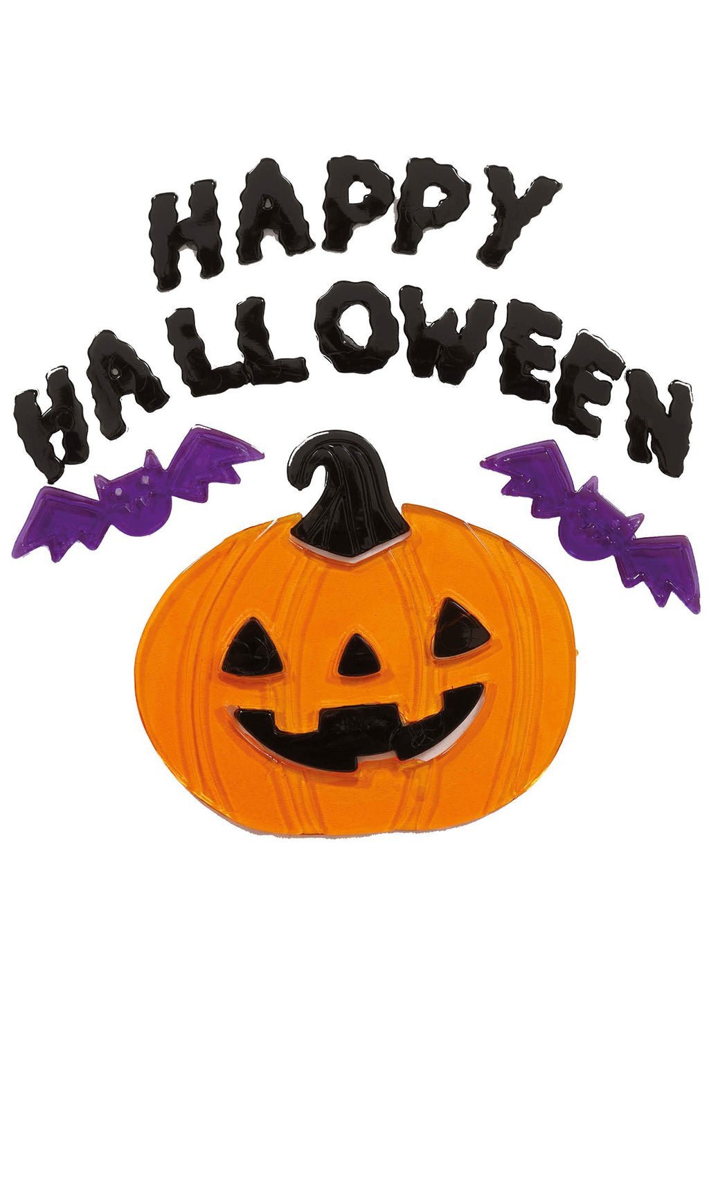 Pegatinas de Gel "Happy Halloween"