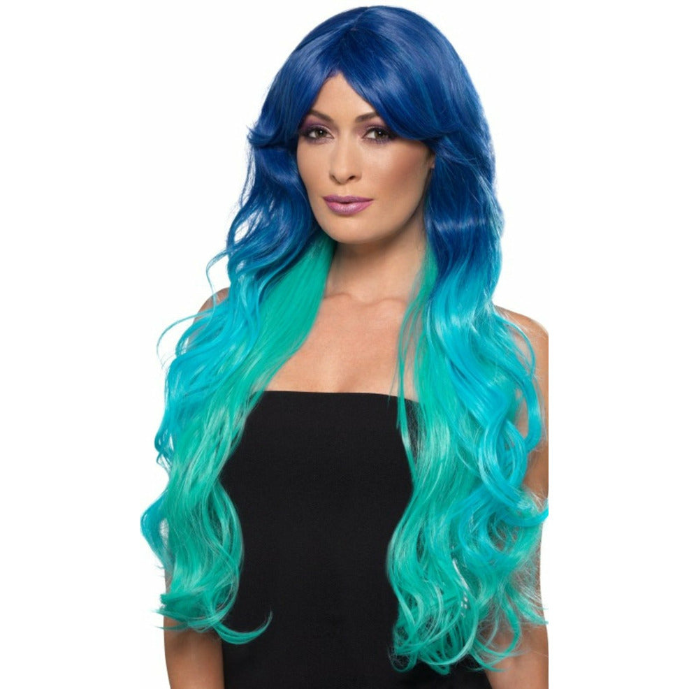 Peluca Azul Deluxe | Don Disfraz