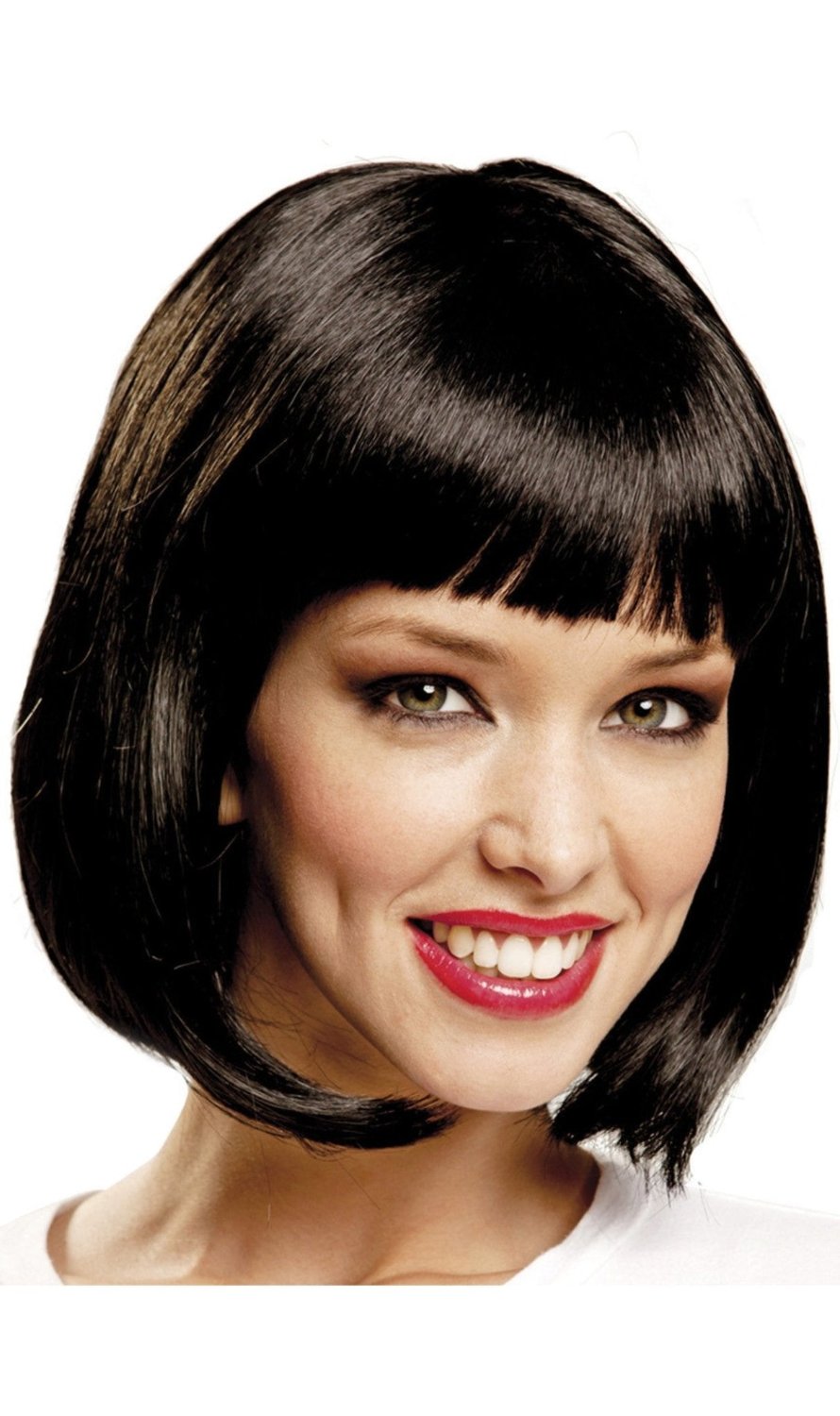 Peluca Corta Negra