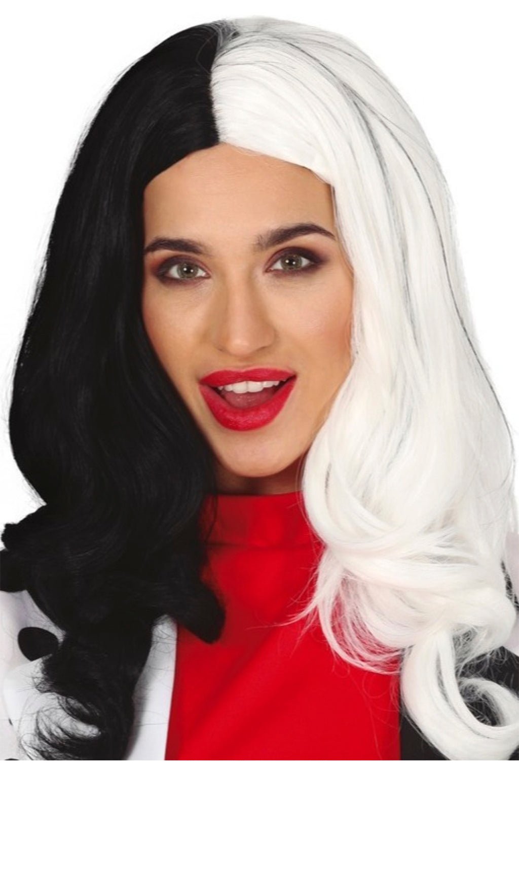 Peluca de Cruella Bicolor