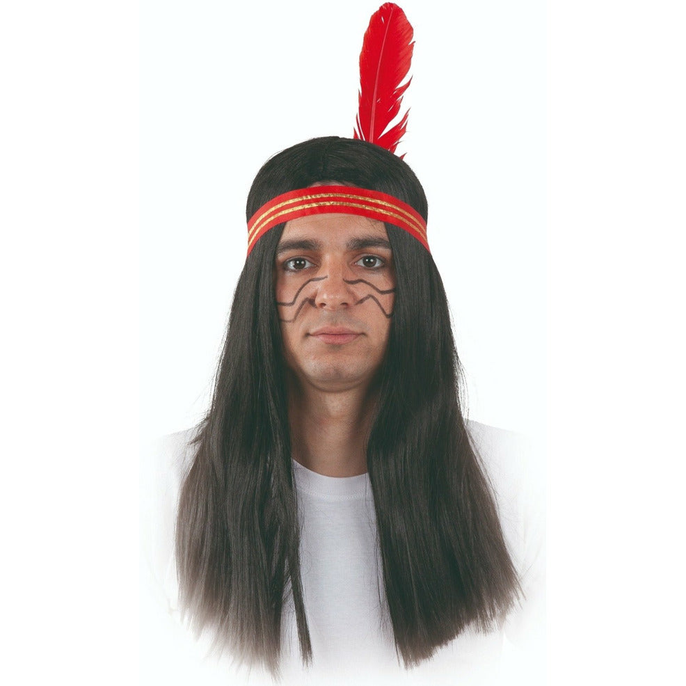 Peluca de Indio Cheyenne | Don Disfraz