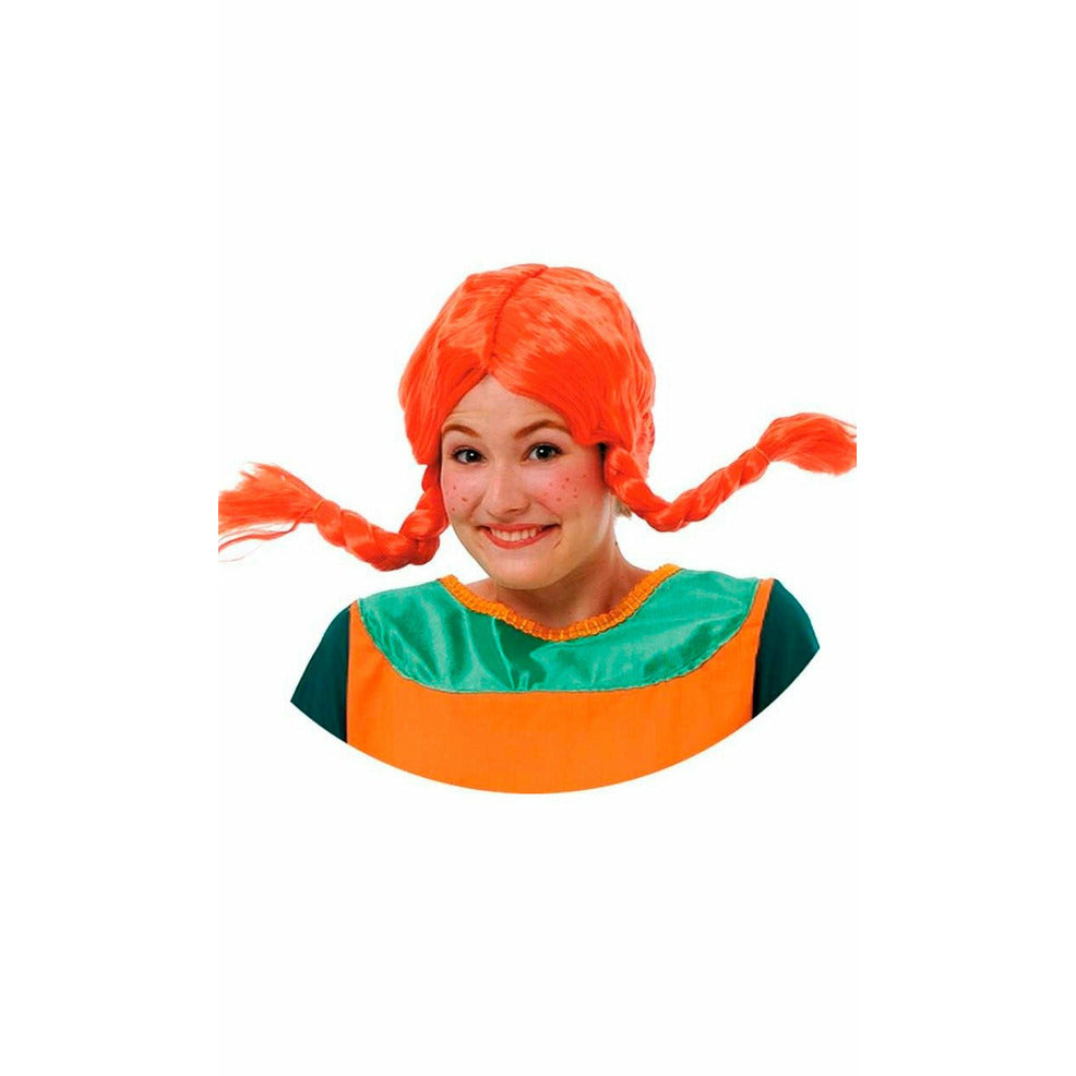 Peluca de Niña Traviesa Naranja | Don Disfraz