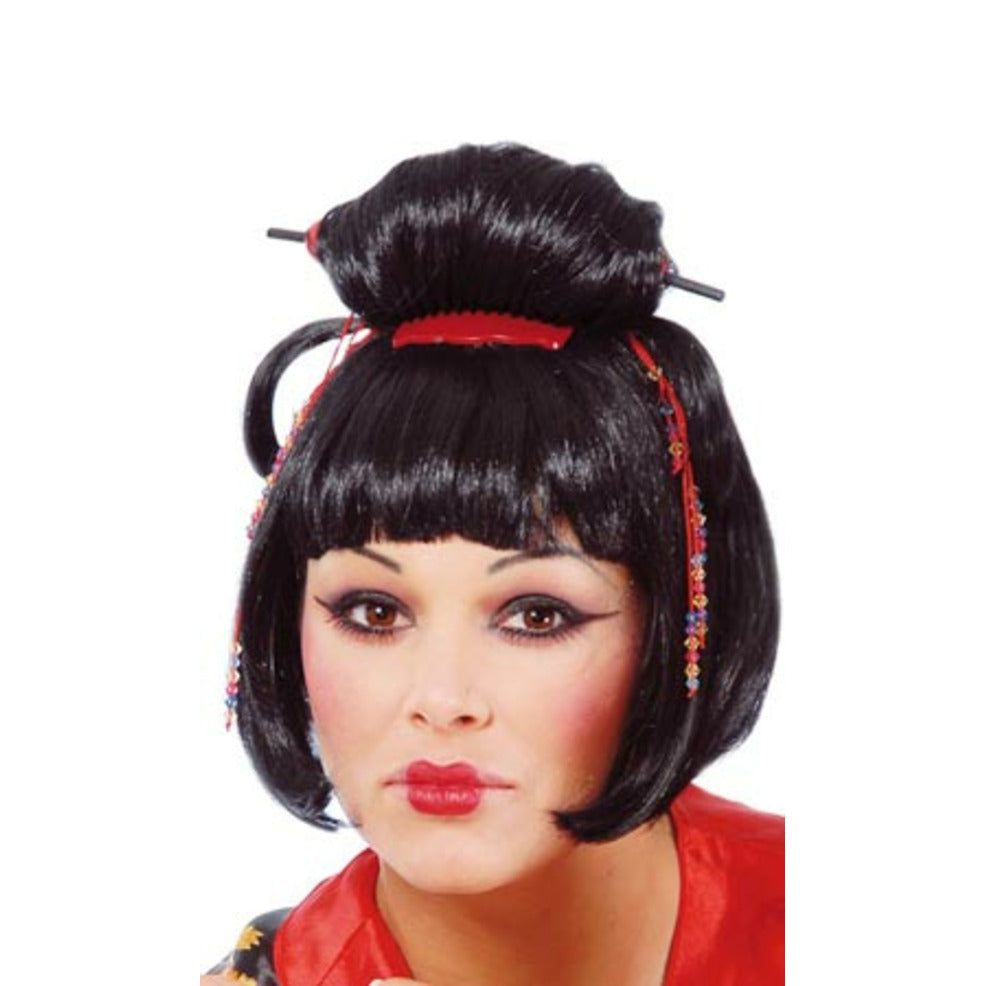 Peluca Geisha Corta | Don Disfraz