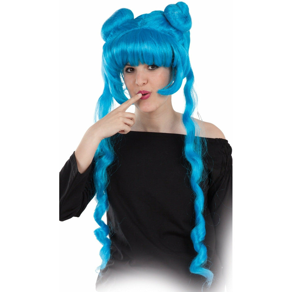 Peluca Manga Azul | Don Disfraz