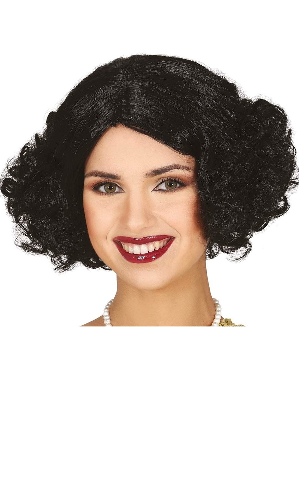 Peluca Negra Años 20 mujer