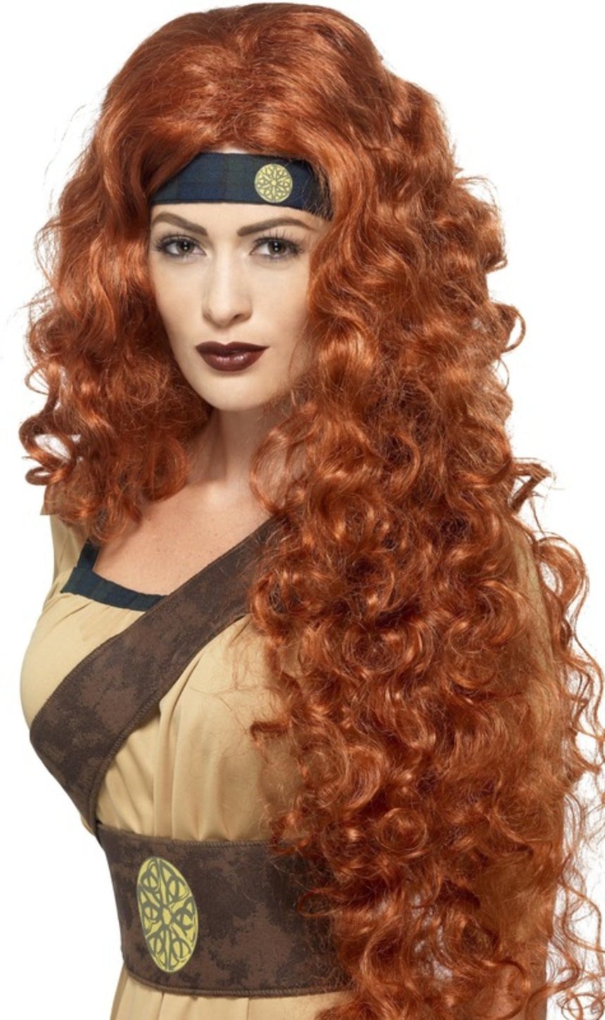 Peluca Rizada Extralarga