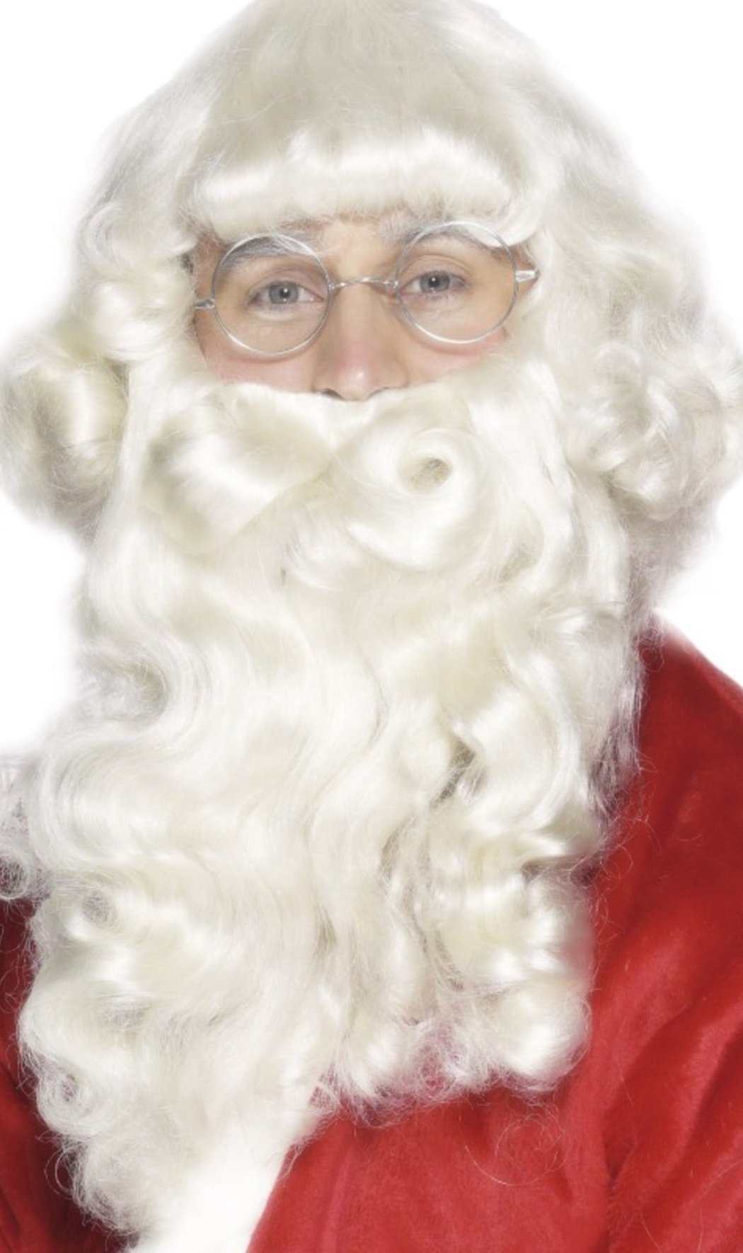 Peluca y Barba Blanca de Papá Noel