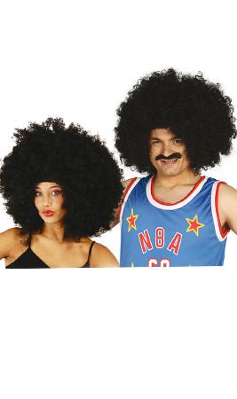 Peluca Años 60 Afro