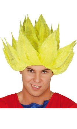 Peluca Guerrero Manga Rubia