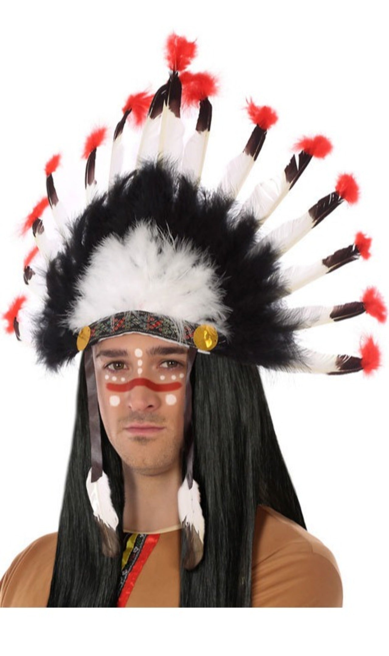 Penacho de Indio Cherokee para adulto