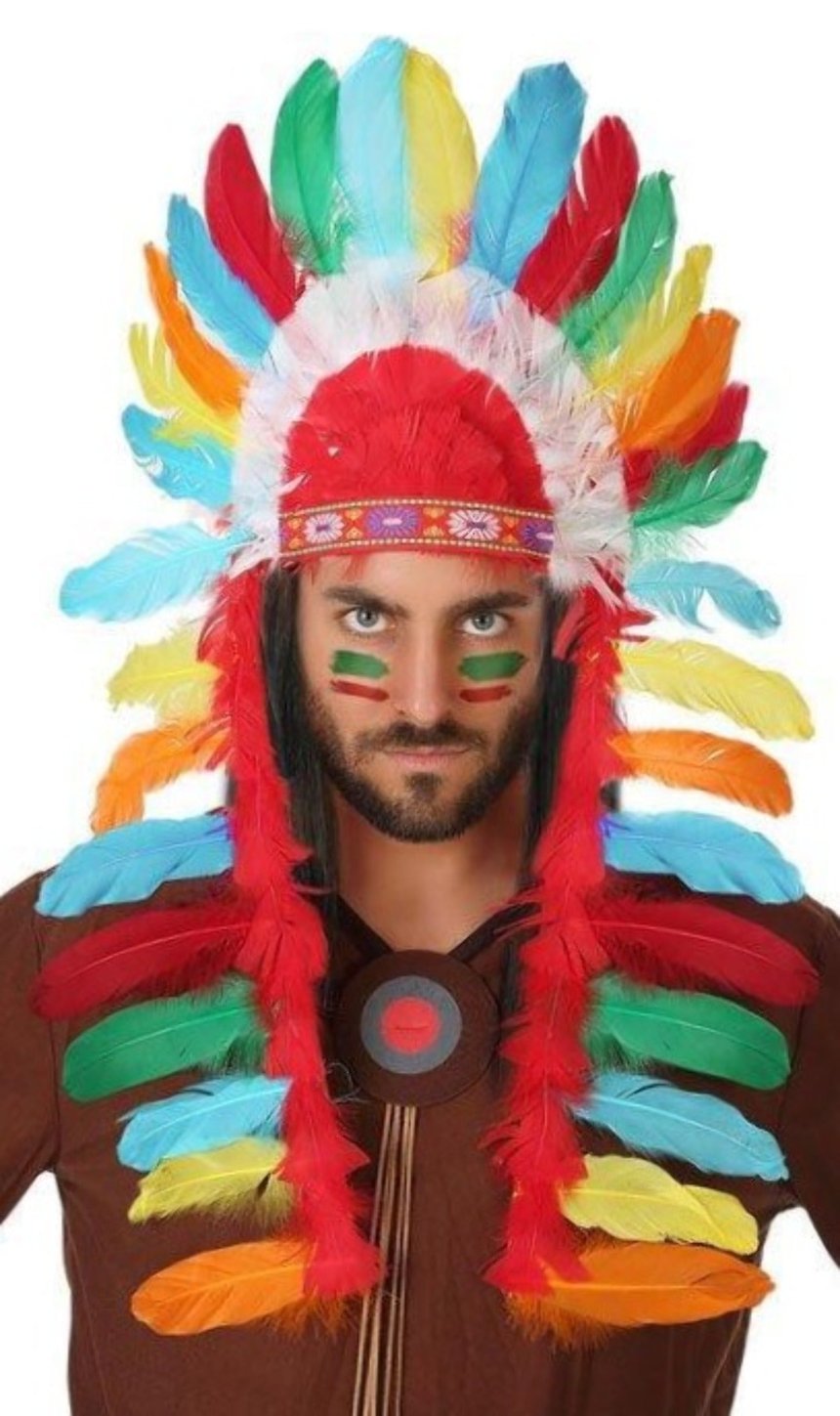 Penacho de Indio Multicolor