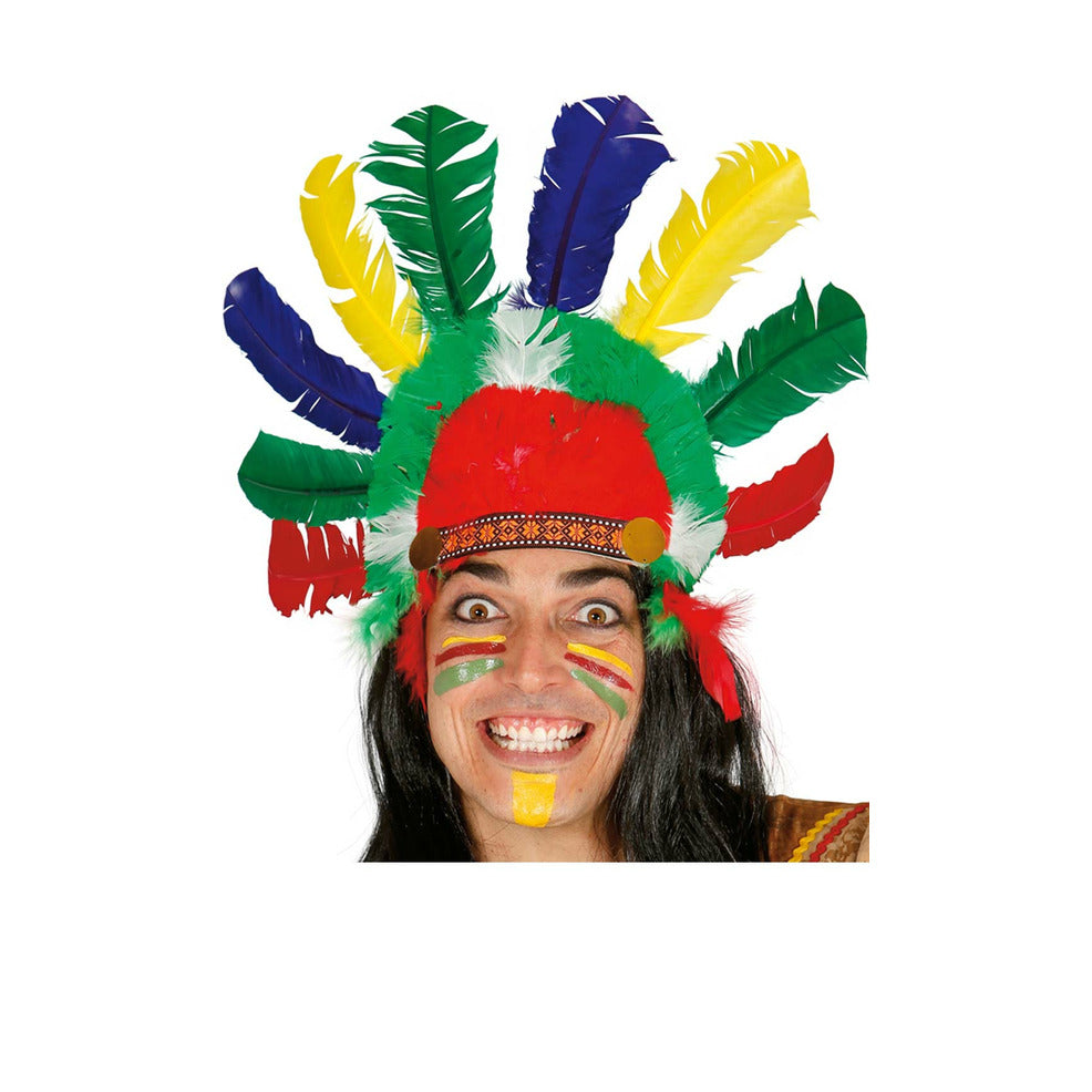 Penacho Indio Plumas | Don Disfraz