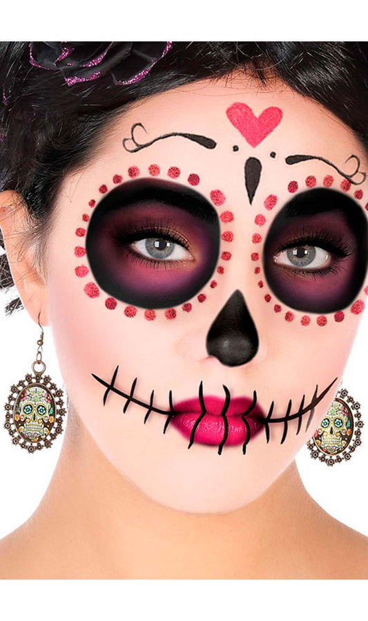 Pendientes de Catrina Mexicana