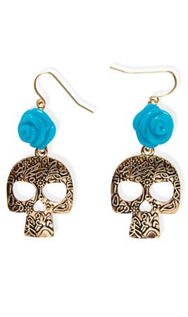 Pendientes Calavera Colores