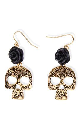 Pendientes Calavera Colores