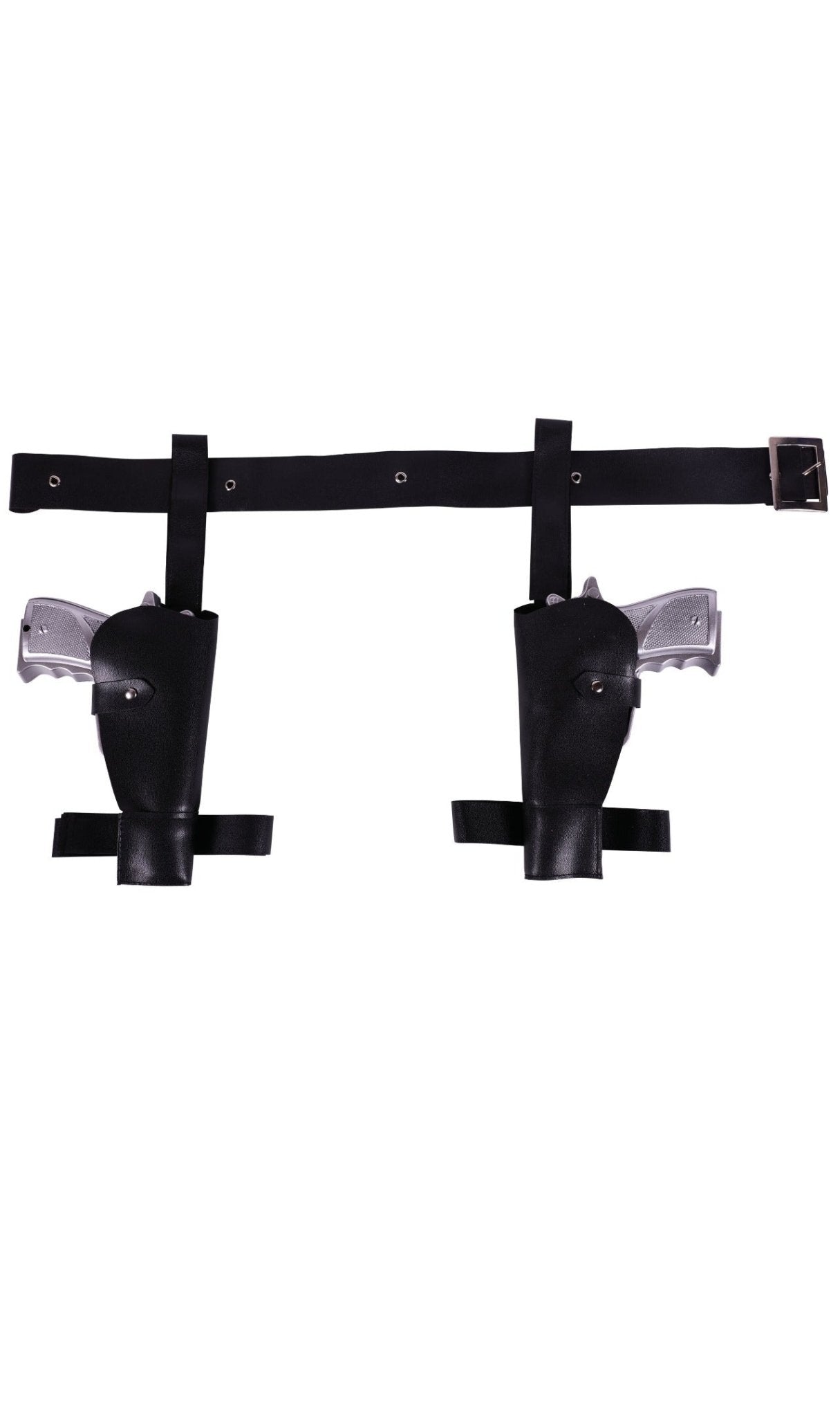 Pistolas Plata con Cartucheras