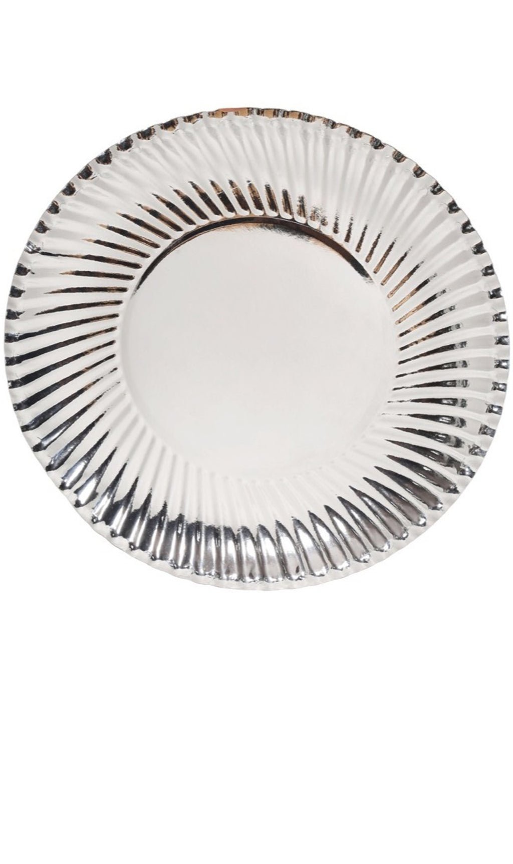 Platos Plateados Metalizados
