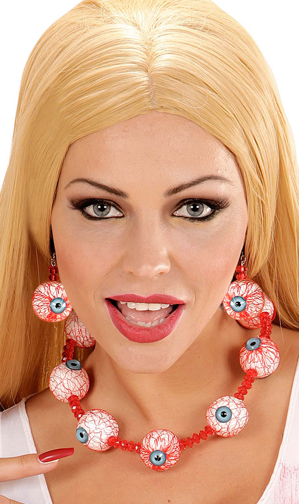 Set Collar y Pendientes Ojos