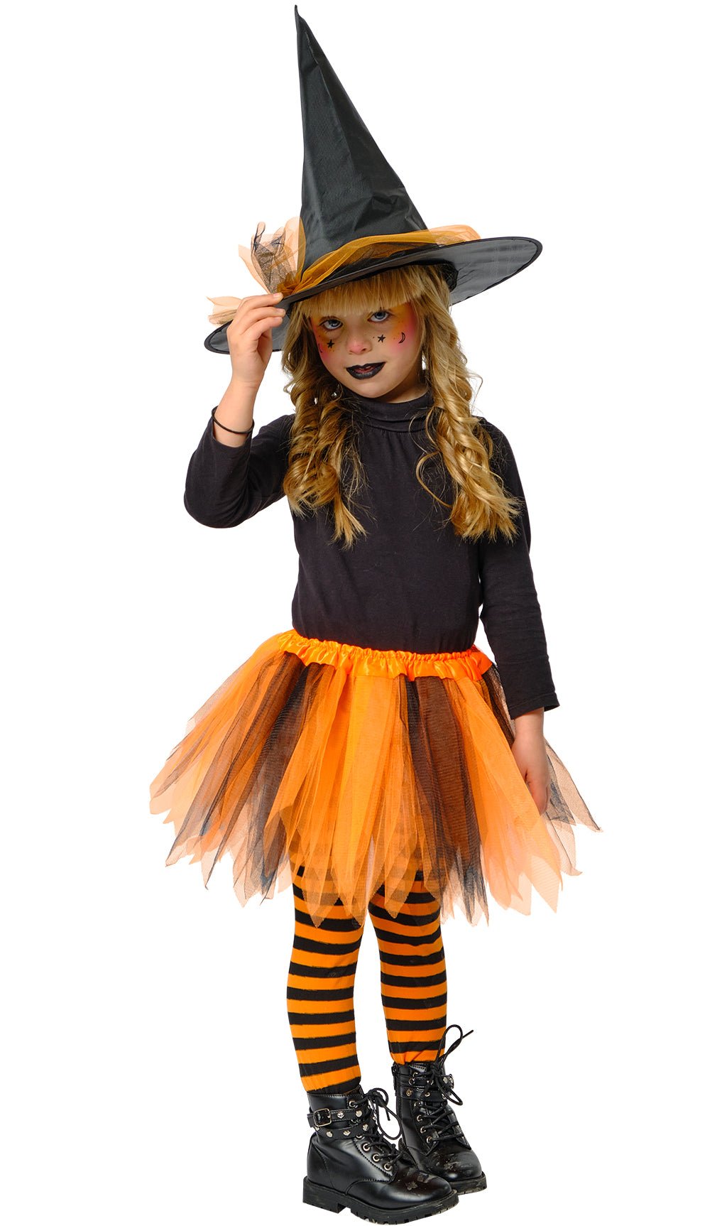 Set de Bruja Naranja infantil