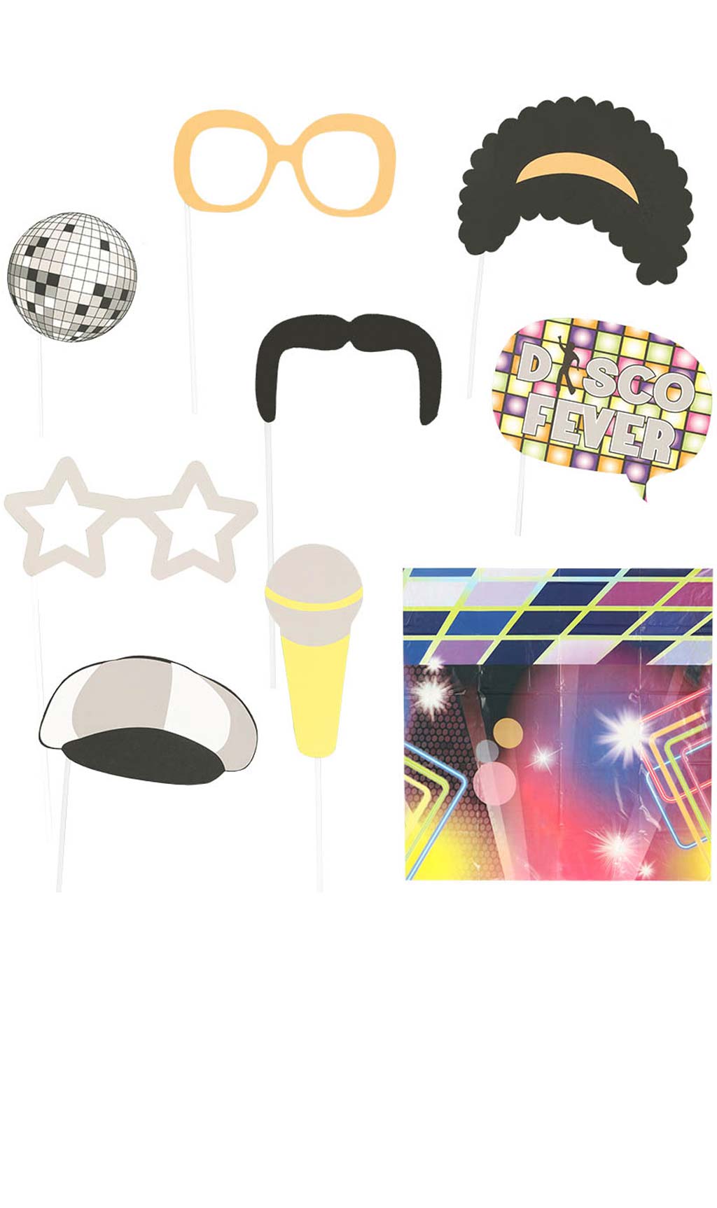 Set de accesorios festivos para foto photocall