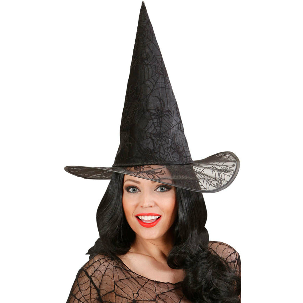 Sombrero Bruja Telarañas | Don Disfraz