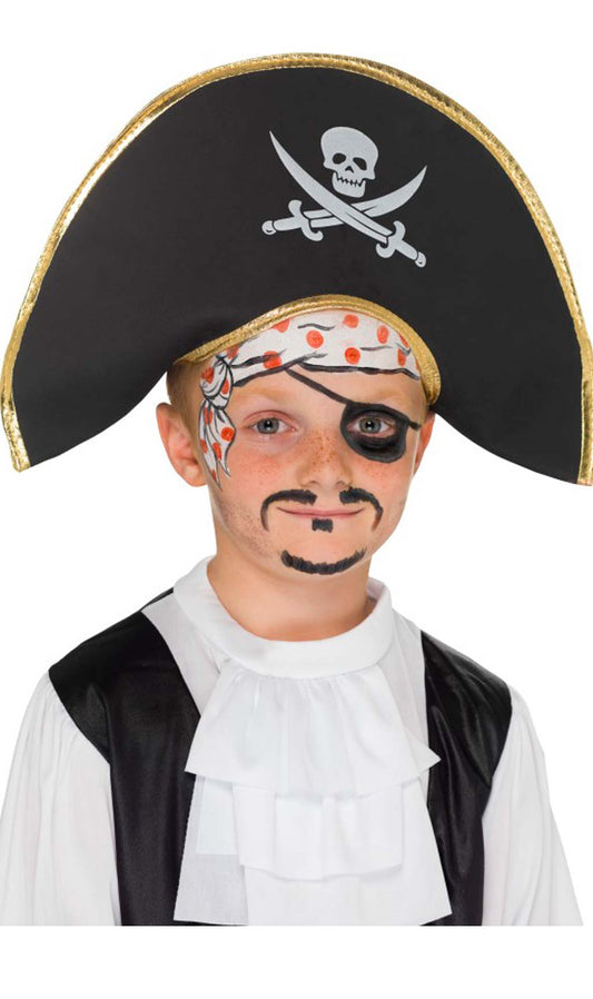 Sombrero de Capitán Pirata infantil