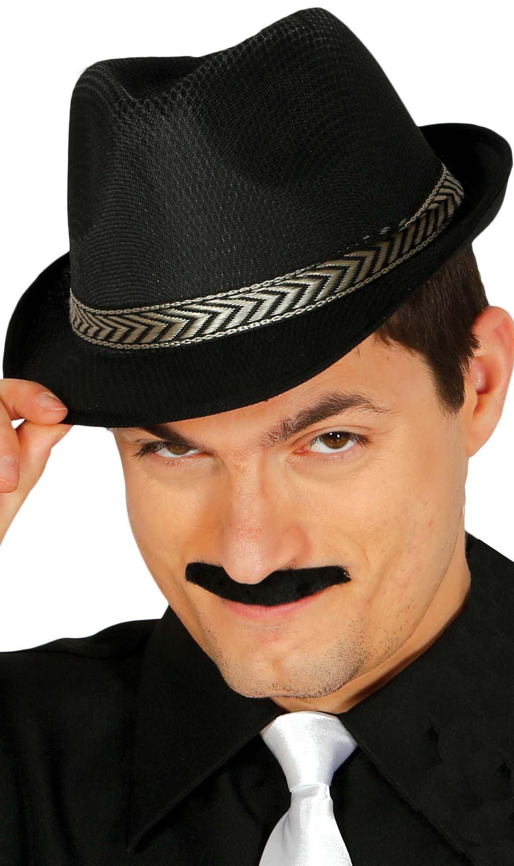 Sombrero de Gangster Negro Eco