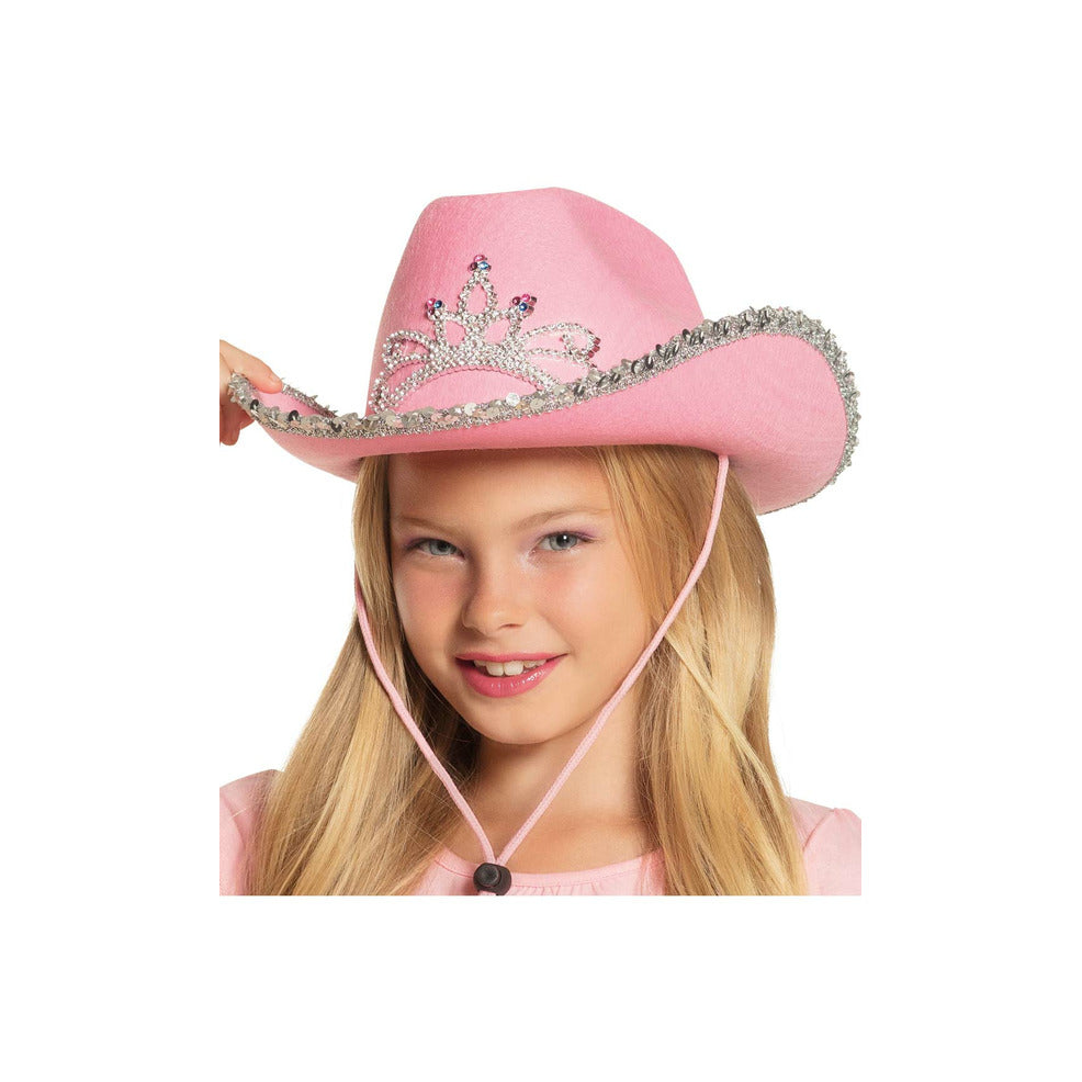Sombrero de Vaquera Rosa Infantil | Don Disfraz