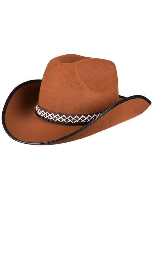 Sombrero de Vaquero Cowboy Marrón infantil