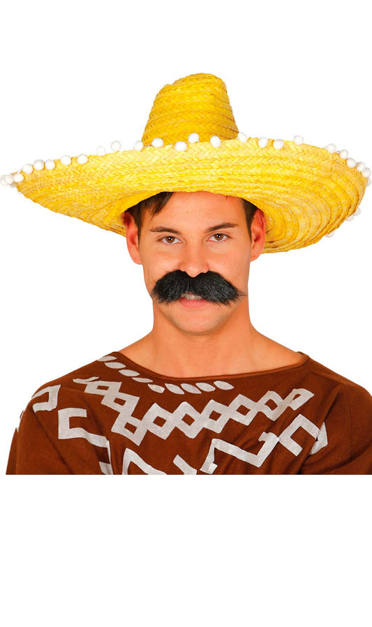 Sombrero Mexicano de Paja Amarillo