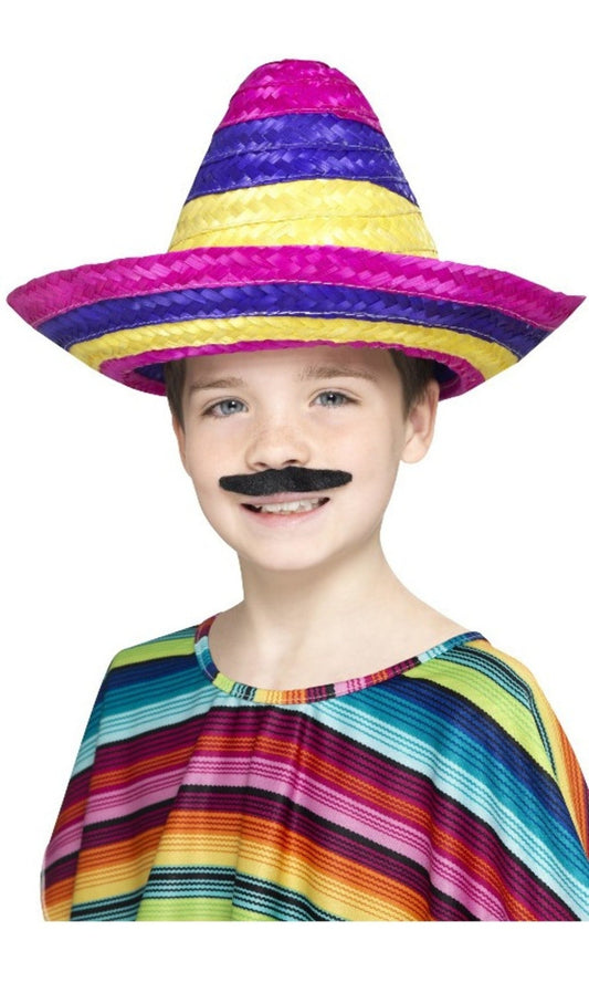 Sombrero Mexicano Multicolor infantil