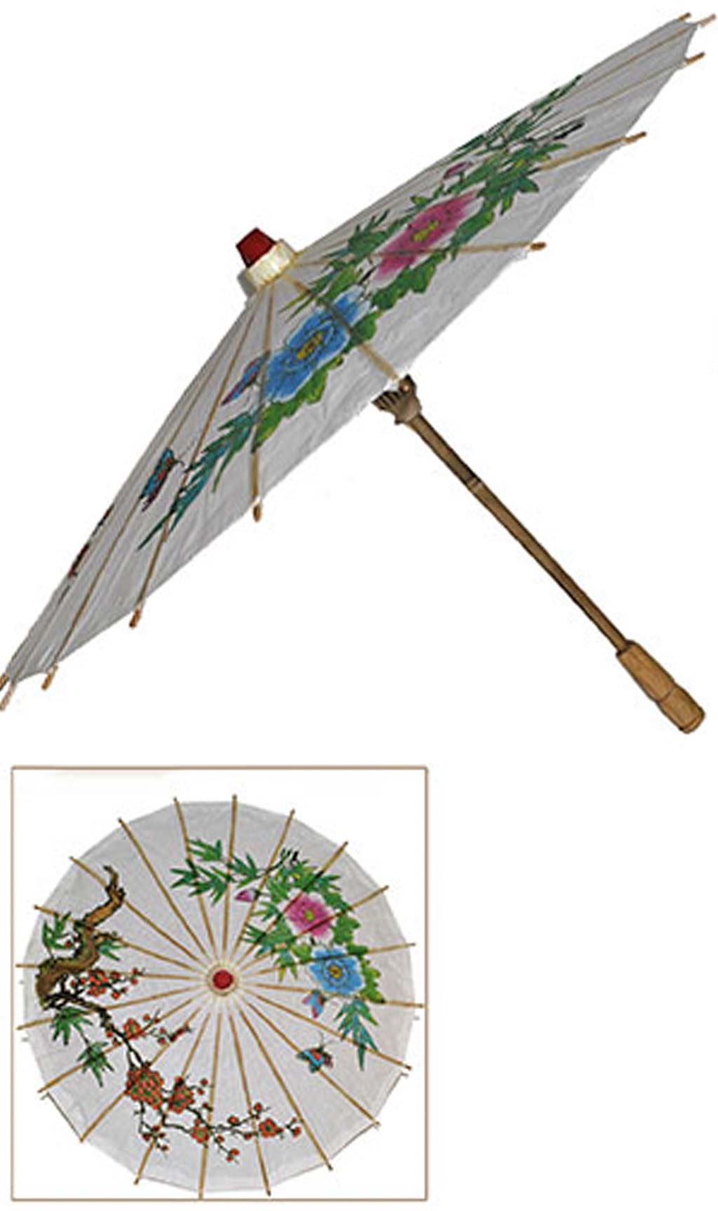 Sombrilla Geisha Flores