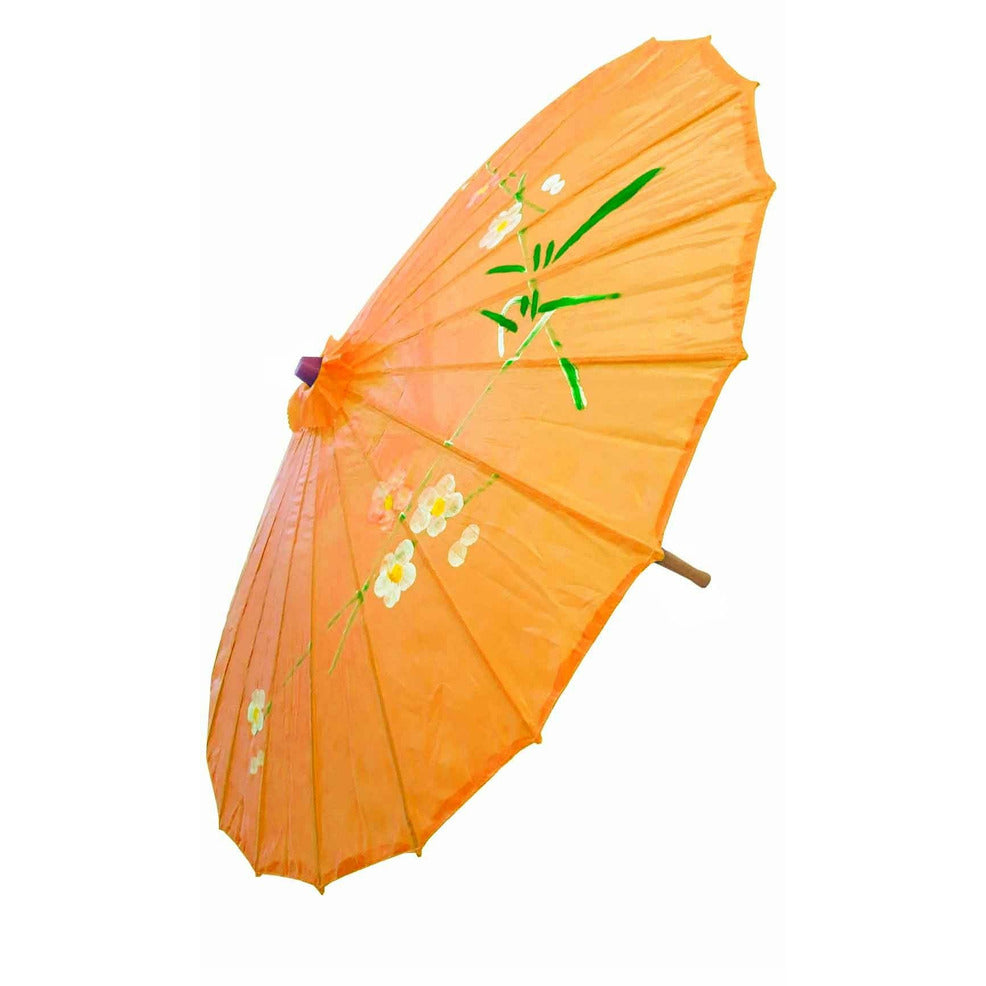 Sombrilla Geisha Naranja | Don Disfraz