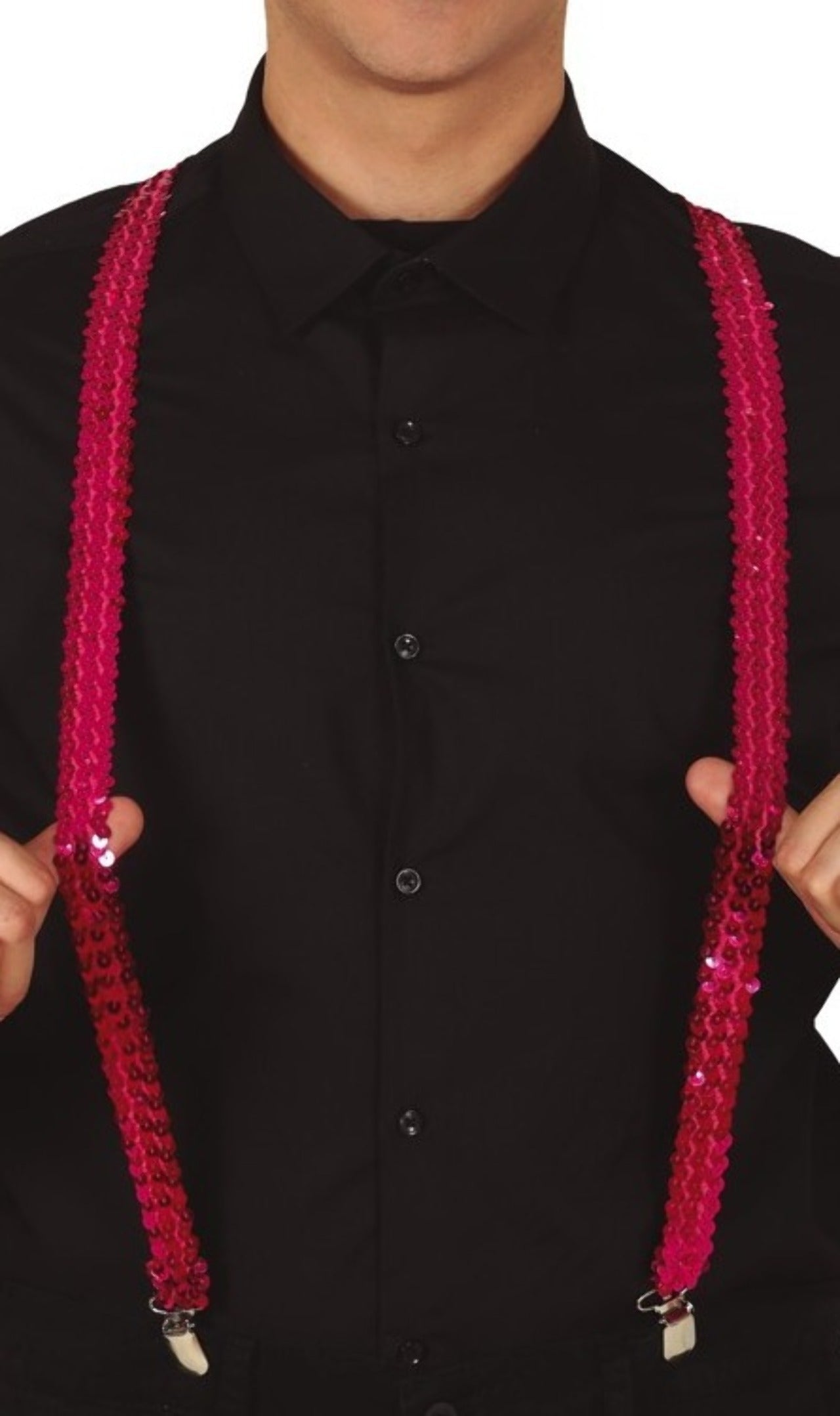 Tirantes de Lentejuelas Fucsia