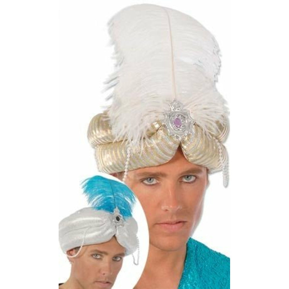 Turbante Árabe Perlas Colores | Don Disfraz