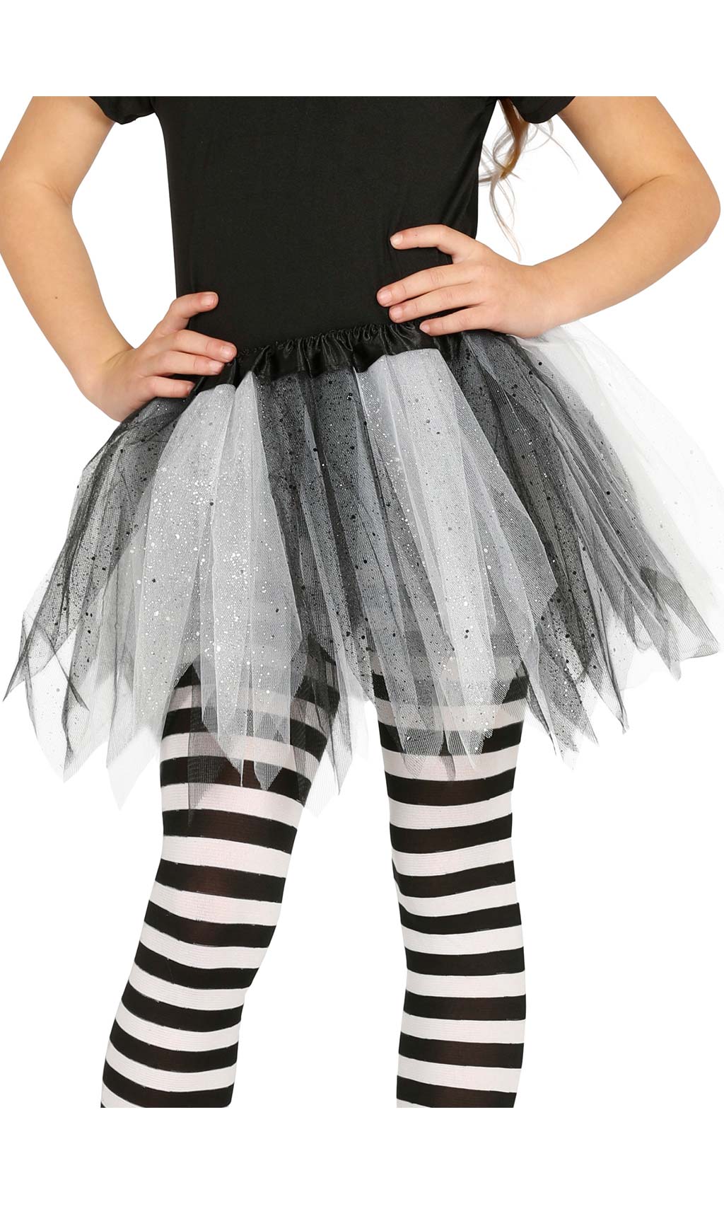 Falda de tutú de tul para niña, accesorio de foto de cumpleaños para niños,  disfraz de Halloween, faldas de tutú de actuación, piel blanca y negra -  AliExpress